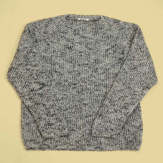 Auralee Baby Alpaca Wool Mix Rib Knit Sweater
