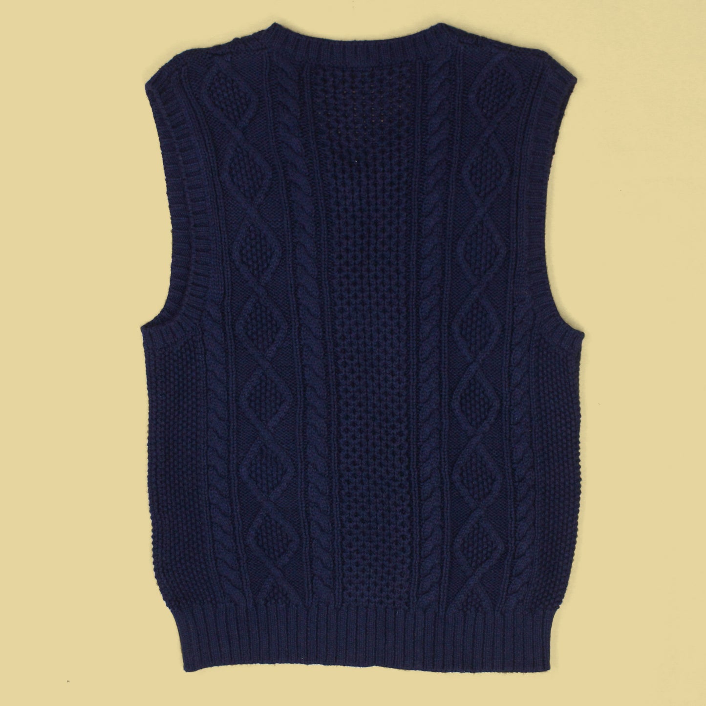 Polo Ralph Lauren Winged Foot Logo Cable Knit Sweater Vest