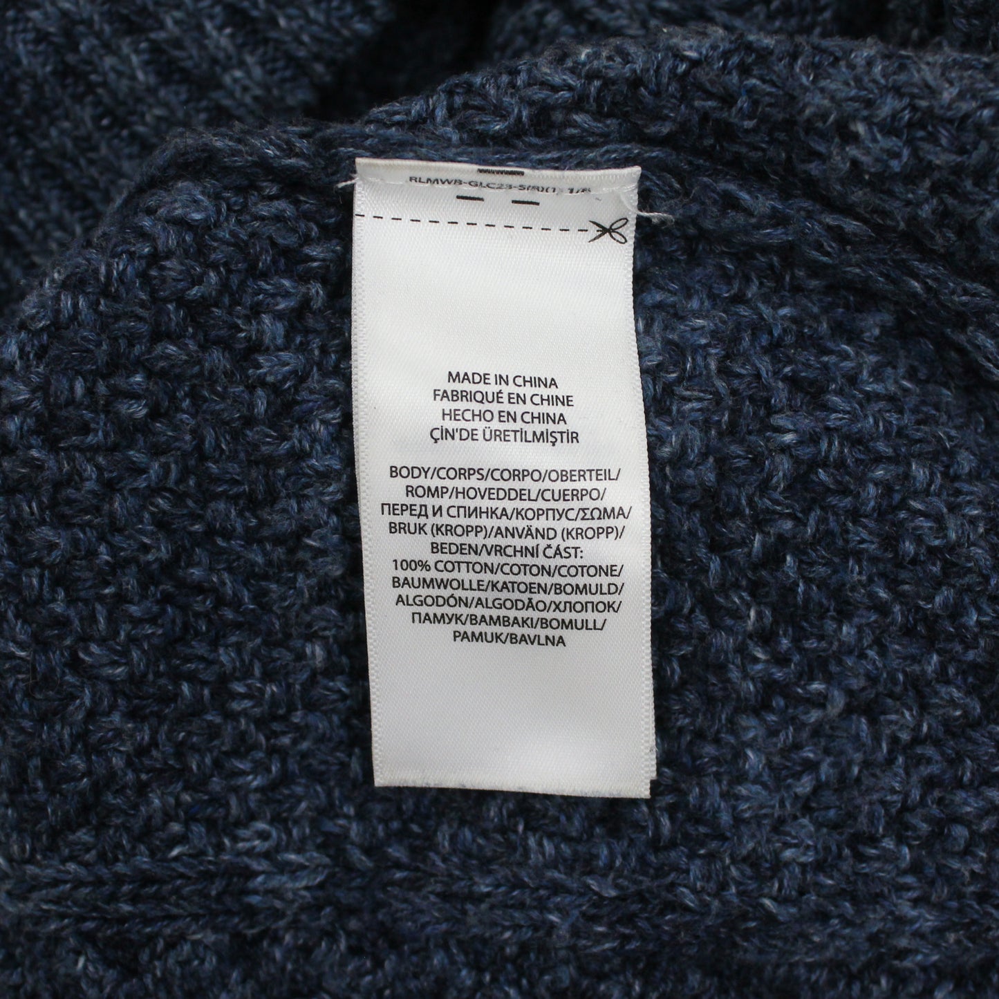 Polo Ralph Lauren Cotton Cable Knit Crewneck Fisherman Sweater