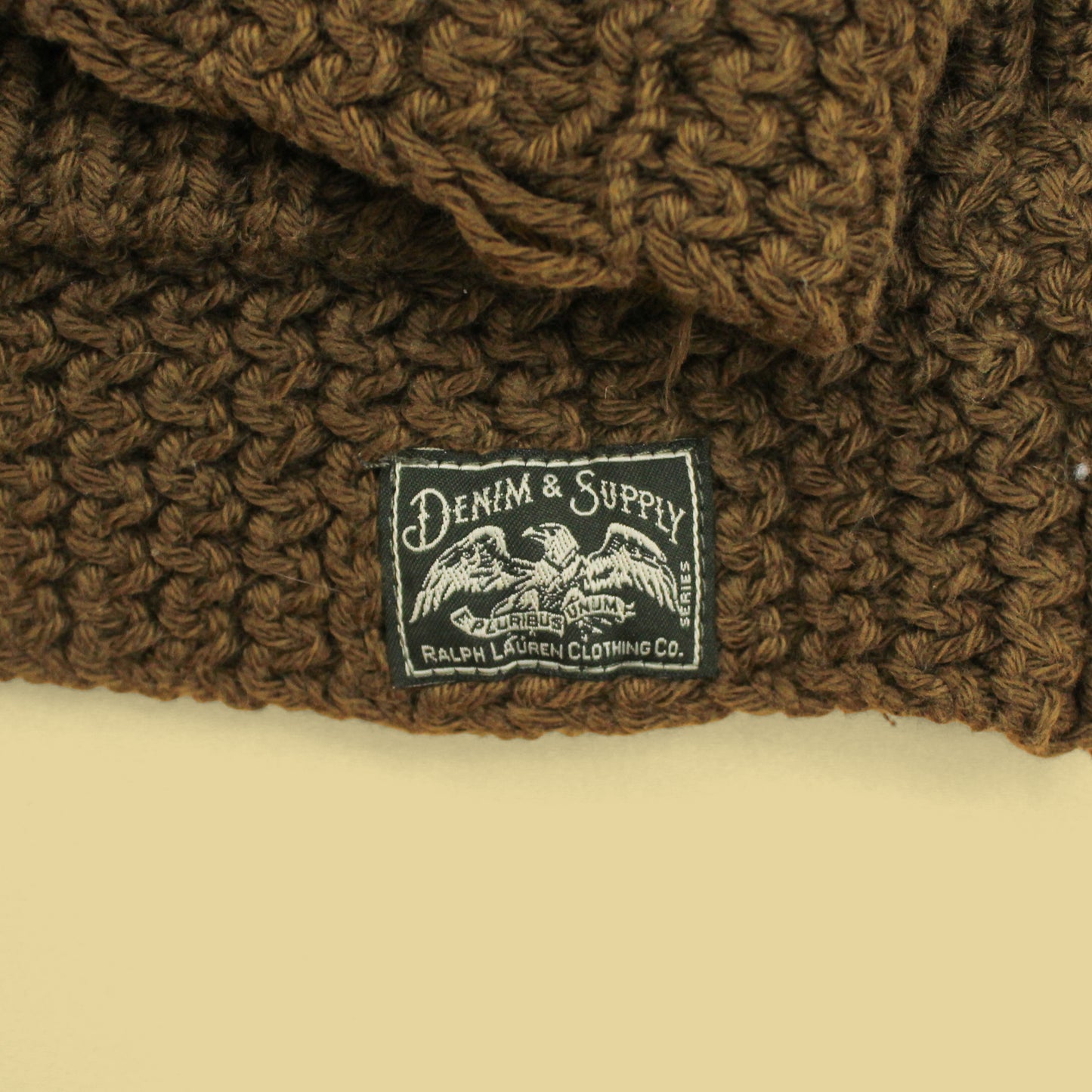 Denim & Supply Ralph Lauren Distressed Cotton Shawl Collar Cardigan