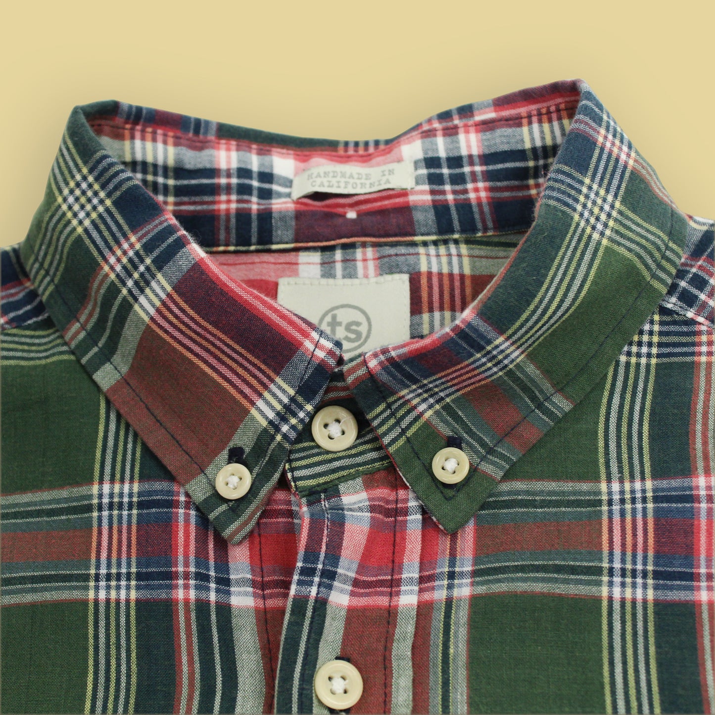 Taylor Stitch Madras Button Down Shirt