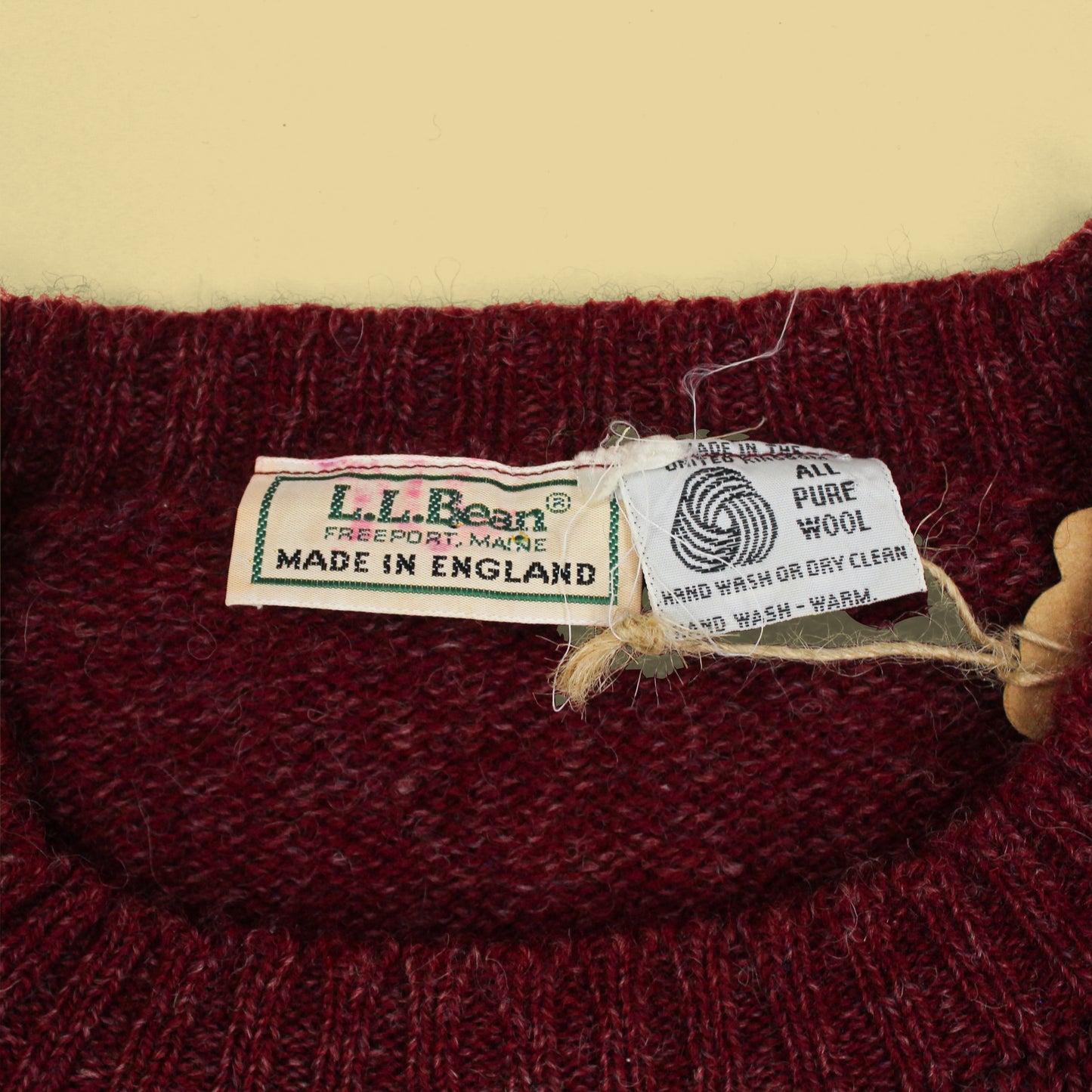 L.L. Bean Shetland Wool Crewneck Sweater