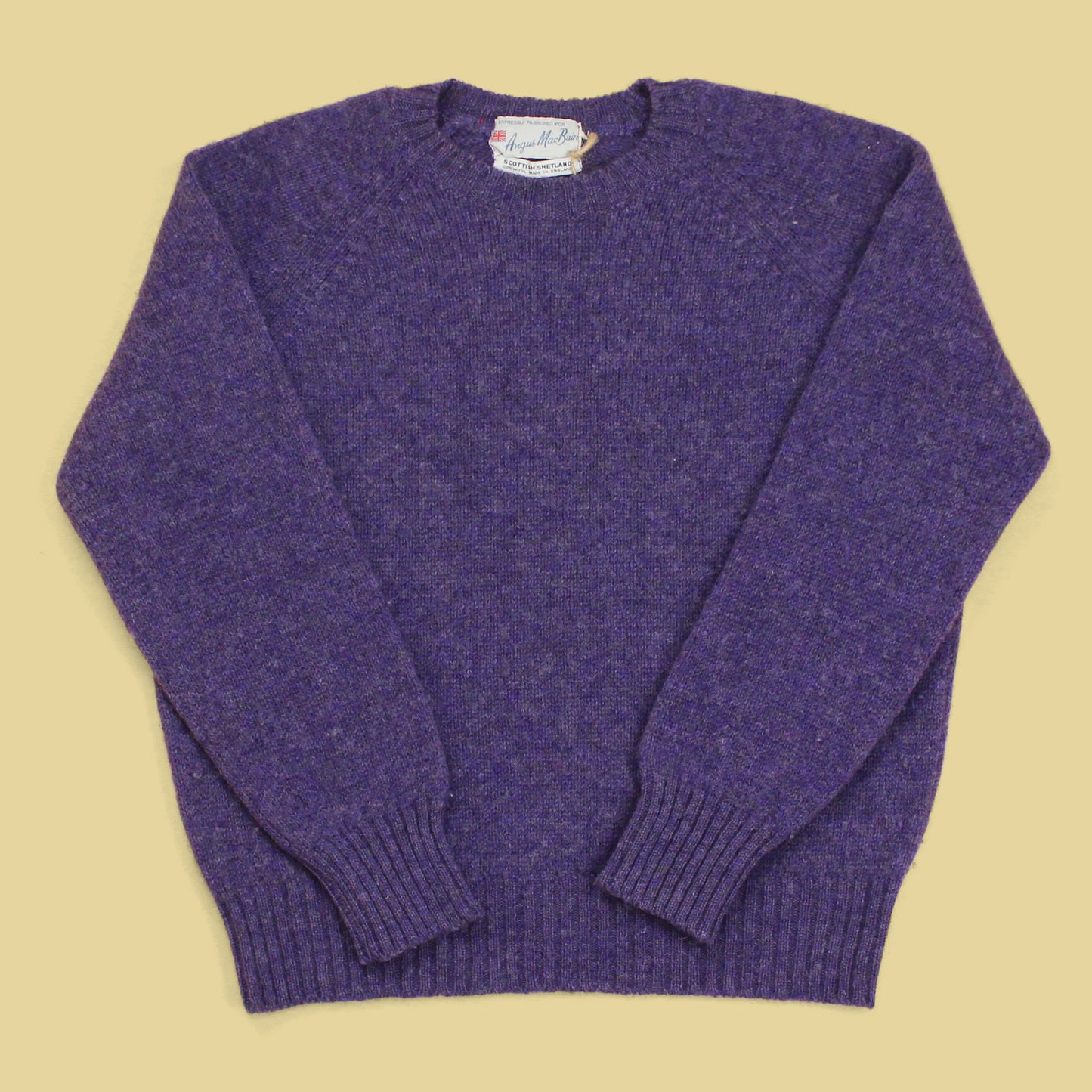 Angus MacBain Shetland Wool Crewneck Sweater