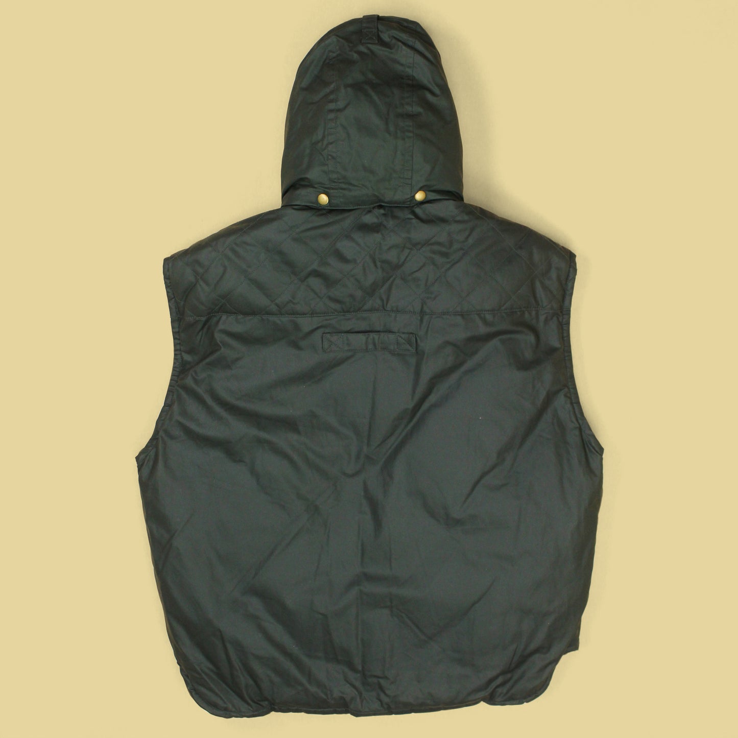 Willis & Geiger Oil Cloth Down Fill Utility/Hunting Vest with Removable Hood