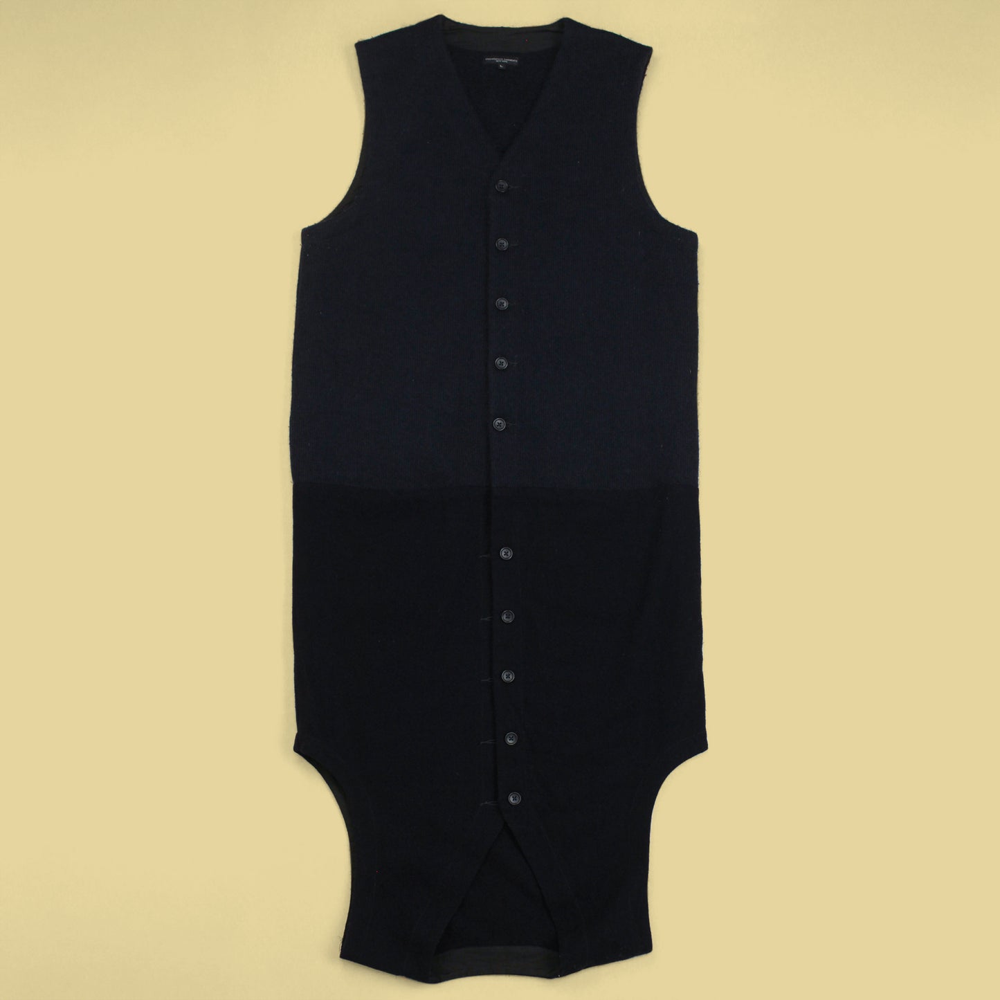 Engineered Garments Sweater Knit/Flannel Combi Vest