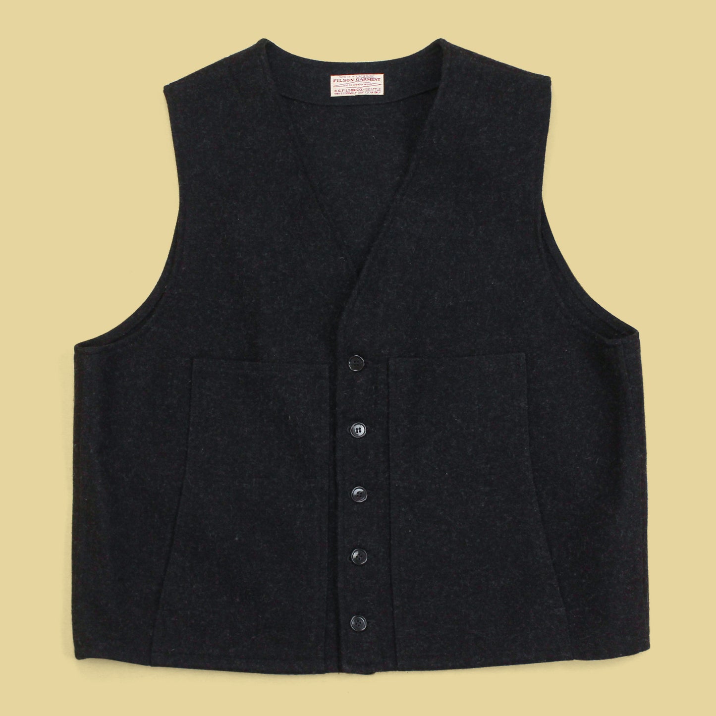 Filson Wool Flannel Mackinaw Vest