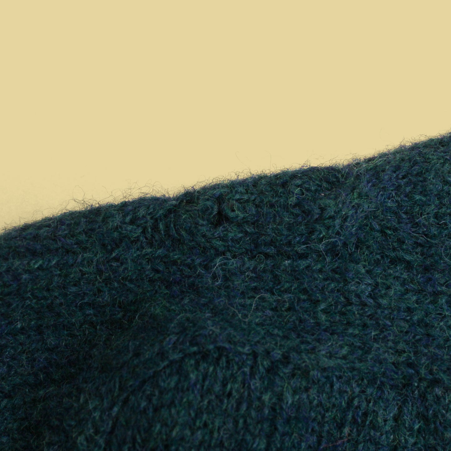 Archie Brown & Son Shetland Cable Knit Crewneck Sweater