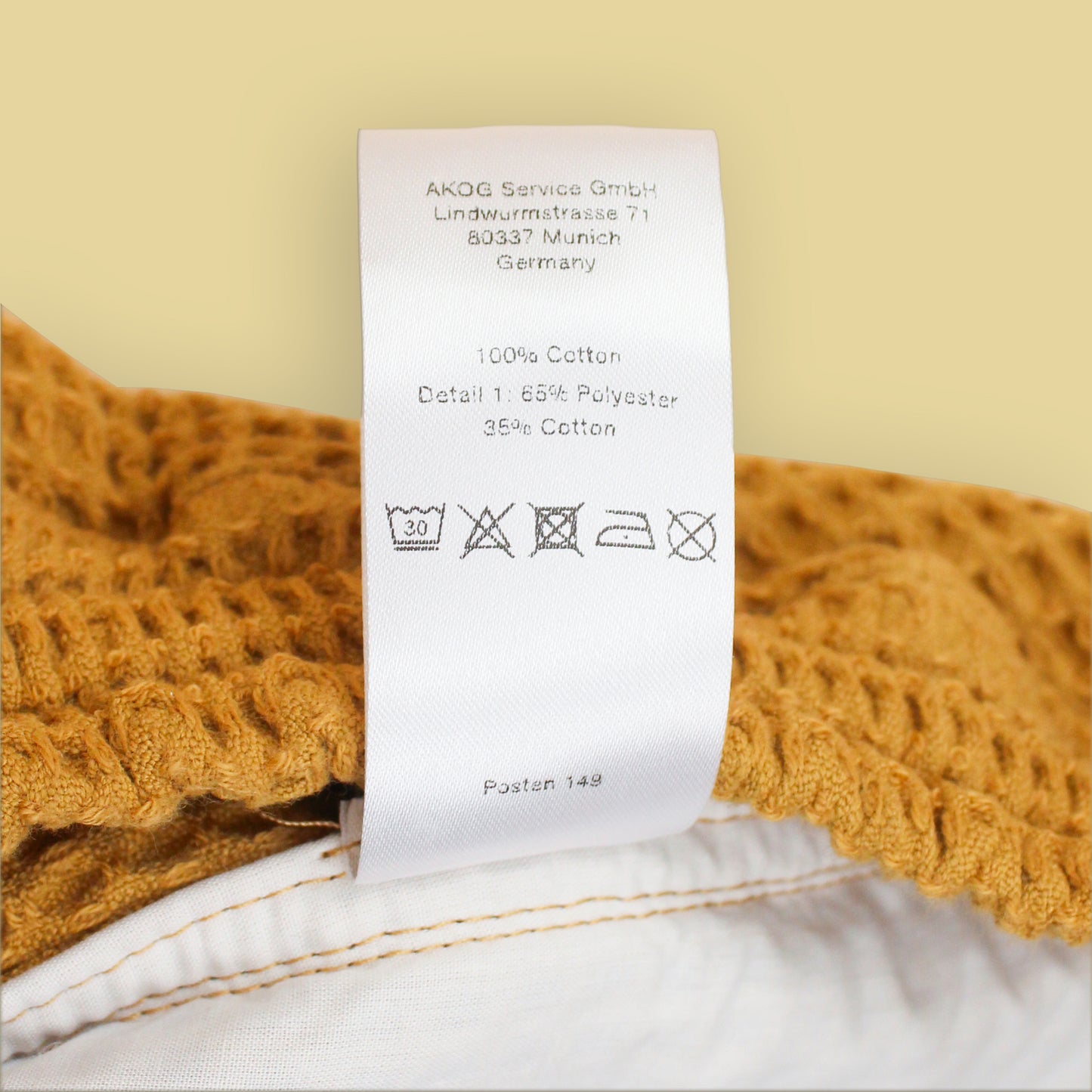 A Kind of Guise Waffle Weave Cotton Volta Shorts