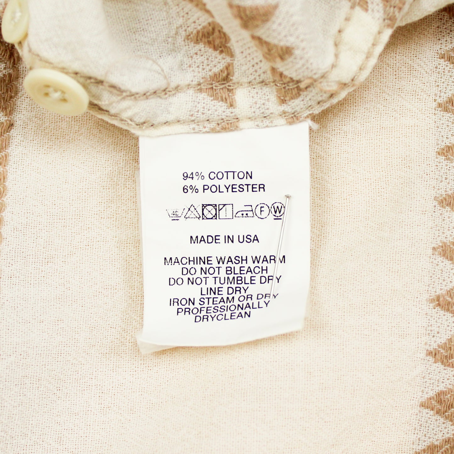 Engineered Garments Geometric Dobby Stripe Camp Shirt