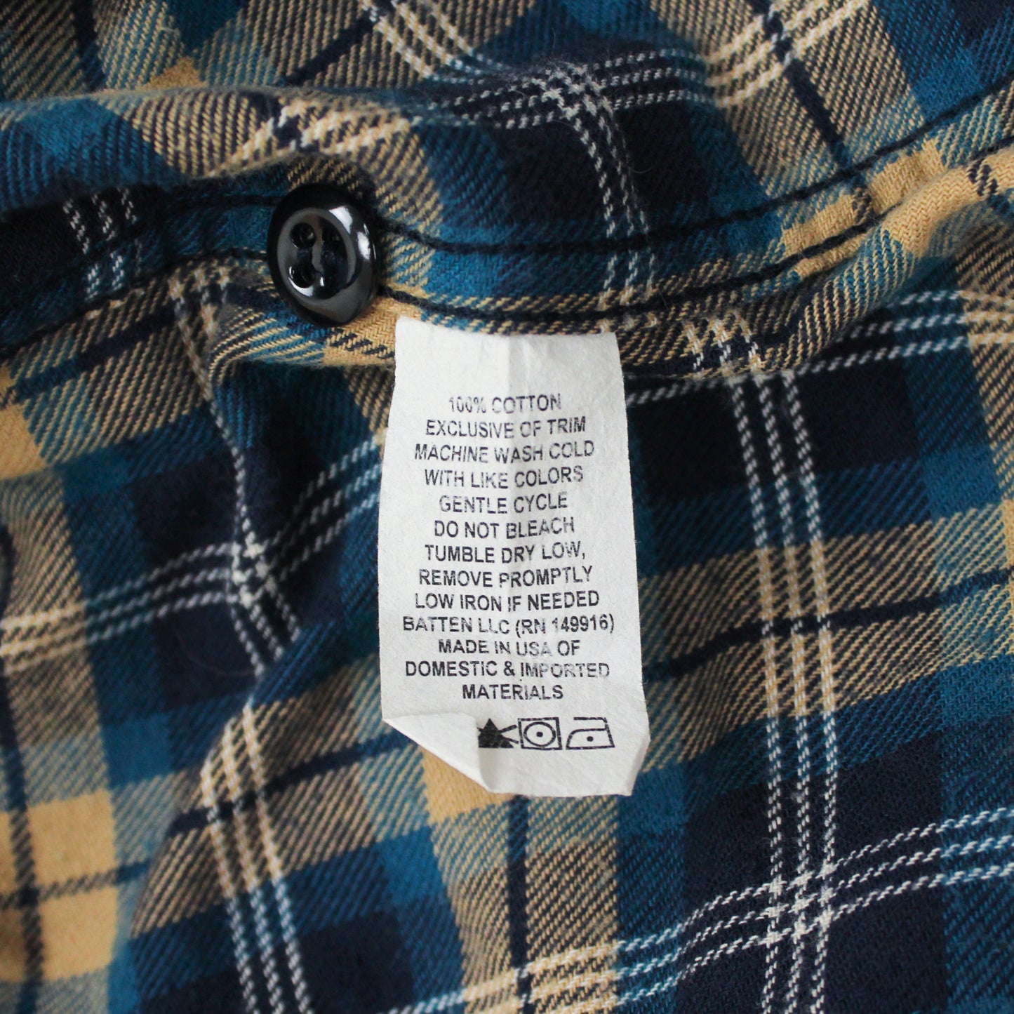 Battenwear Plaid Cotton Flannel Raglan Sleeve Shirt