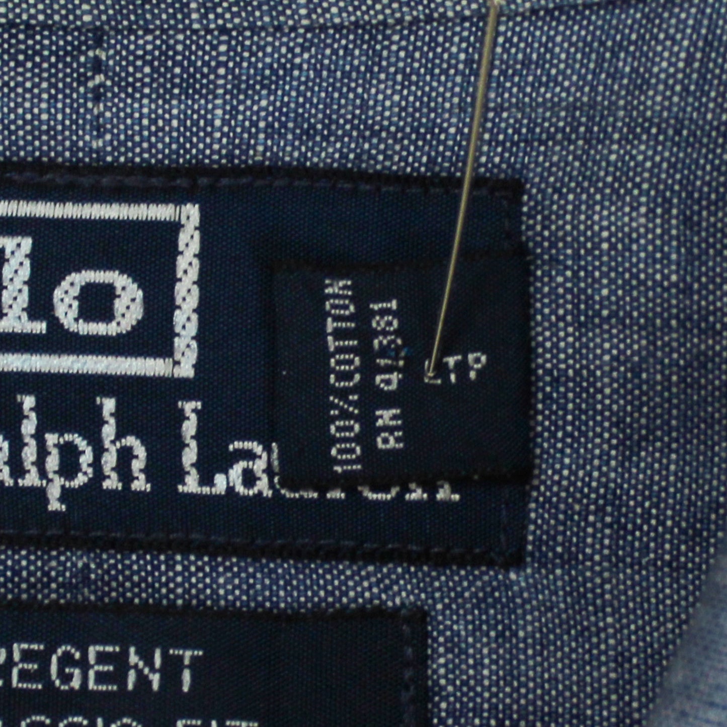 Polo Ralph Lauren Chambray Cotton Regent Collar Button-Up Shirt