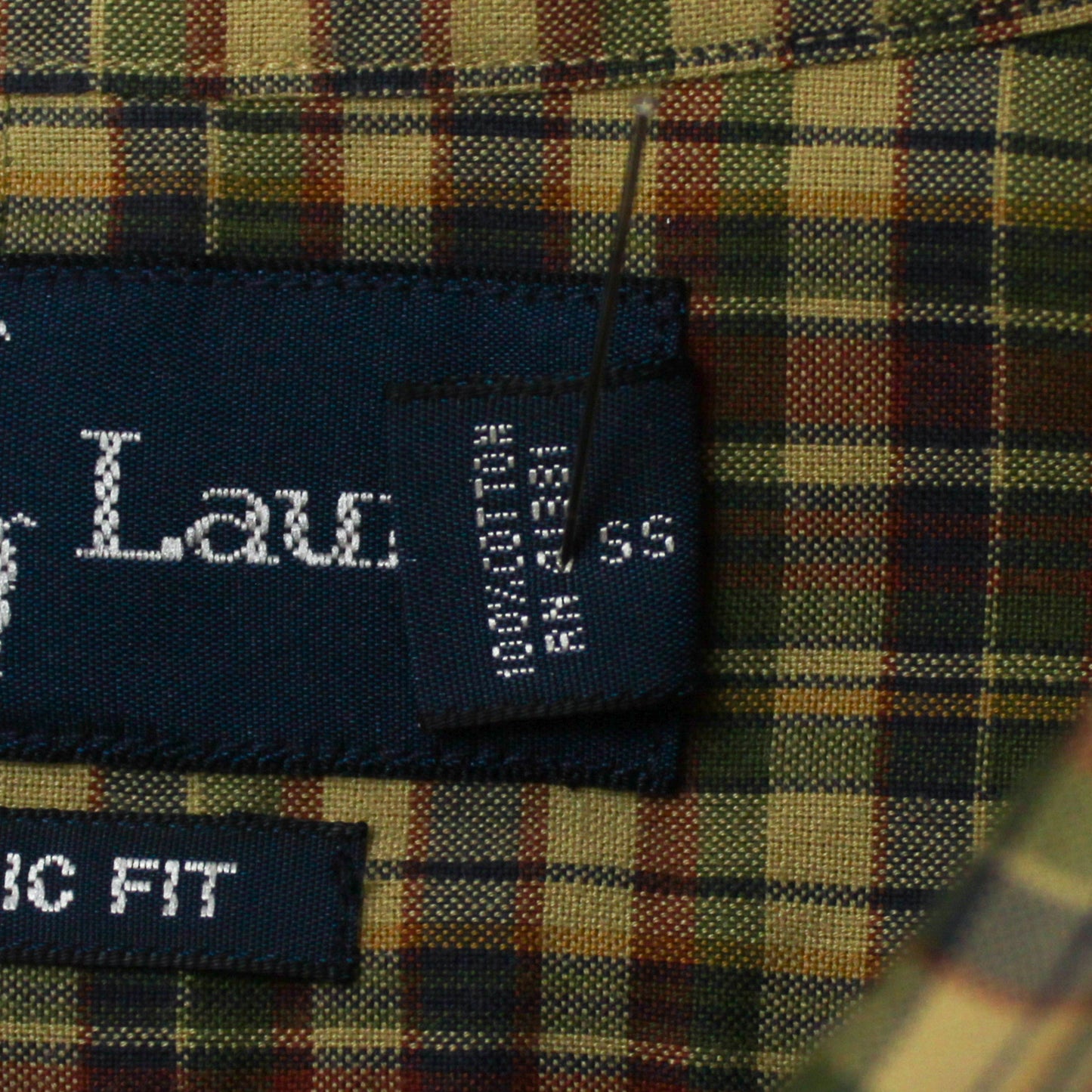 Vintage Polo Ralph Lauren Plaid Cotton Button-Down Shirt