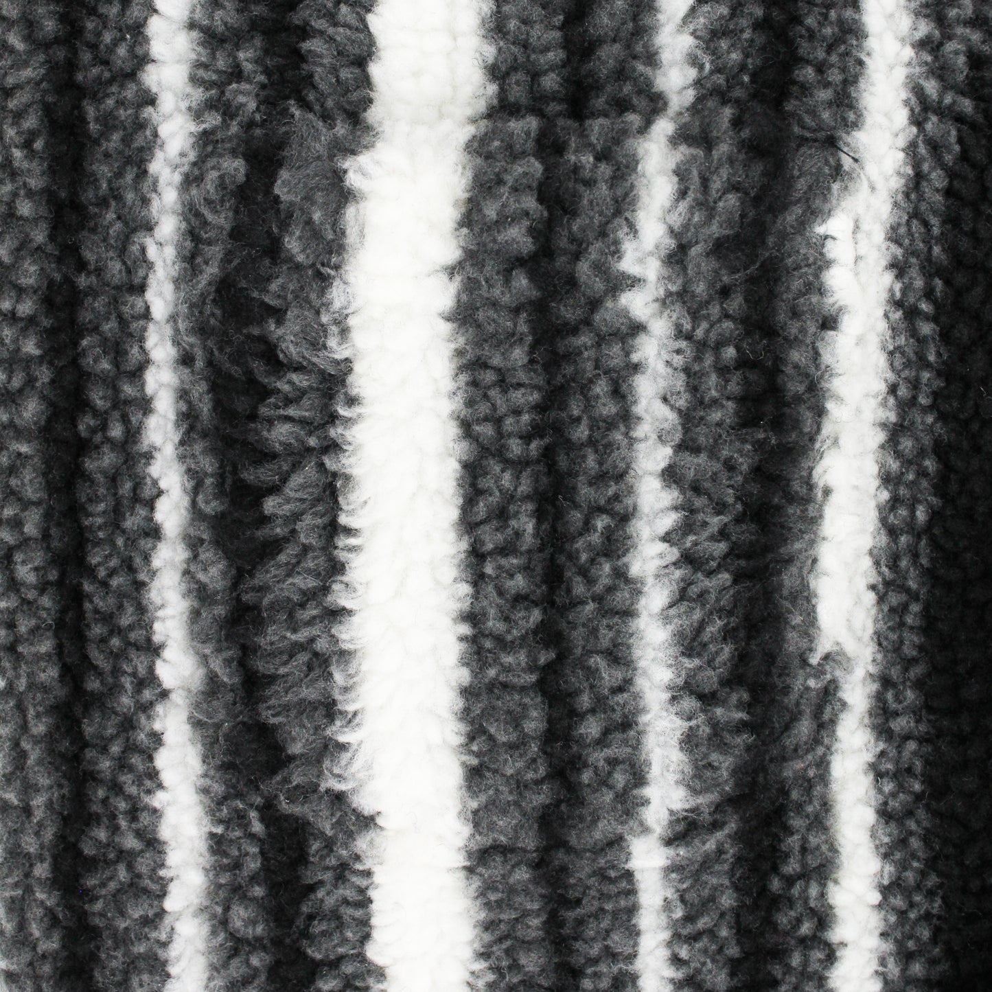Beams Plus Striped High Pile Fleece Cardigan