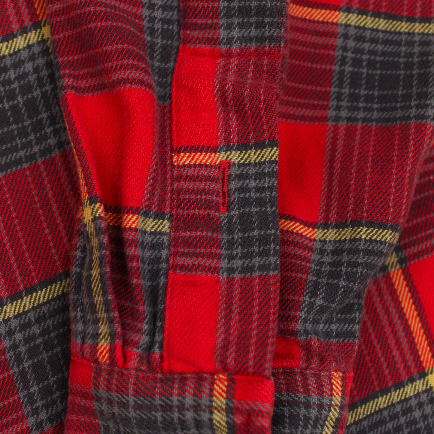 Polo Country Plaid Cotton Flannel Loop Collar Shirt