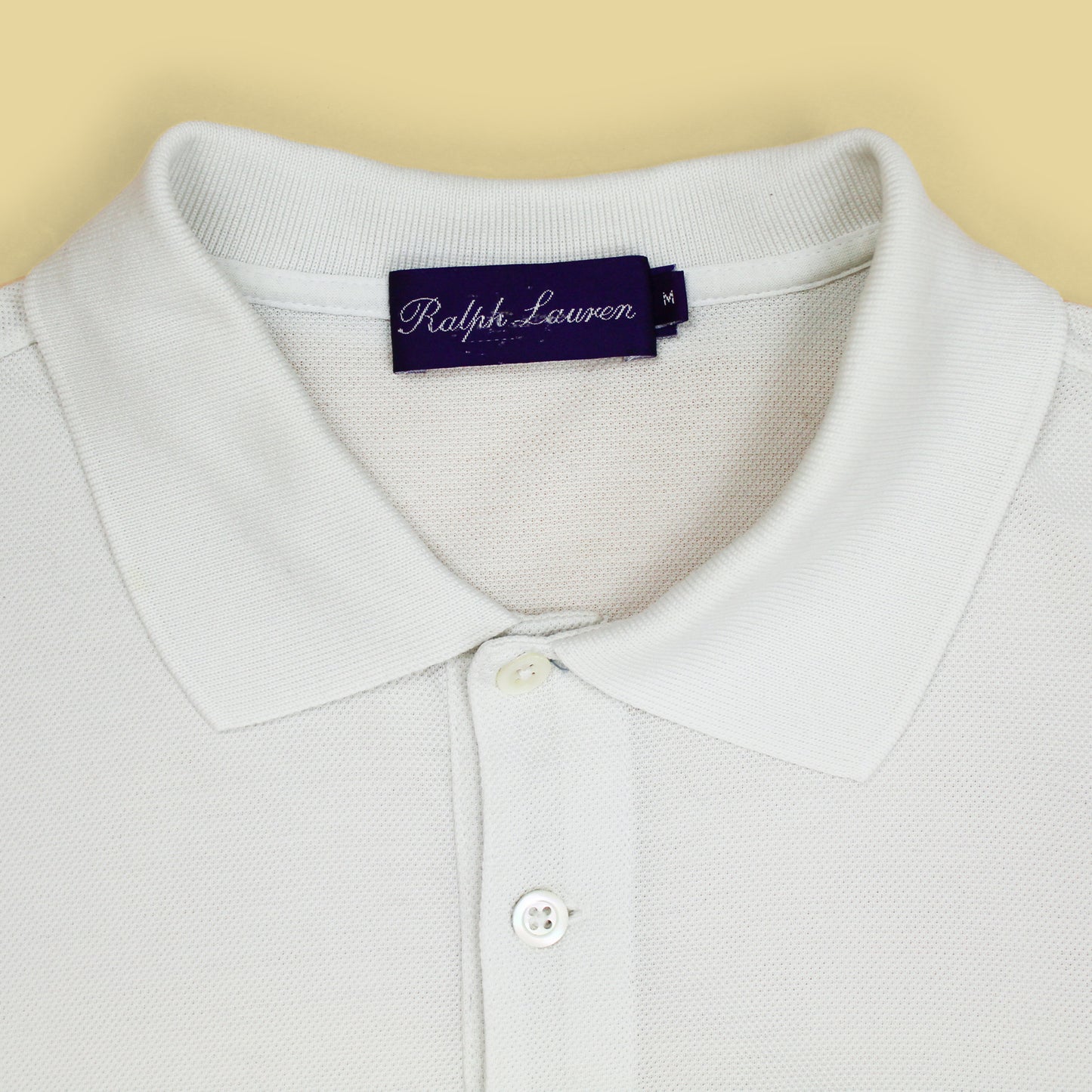 Ralph Lauren Purple Label Pique Knit Polo Shirt