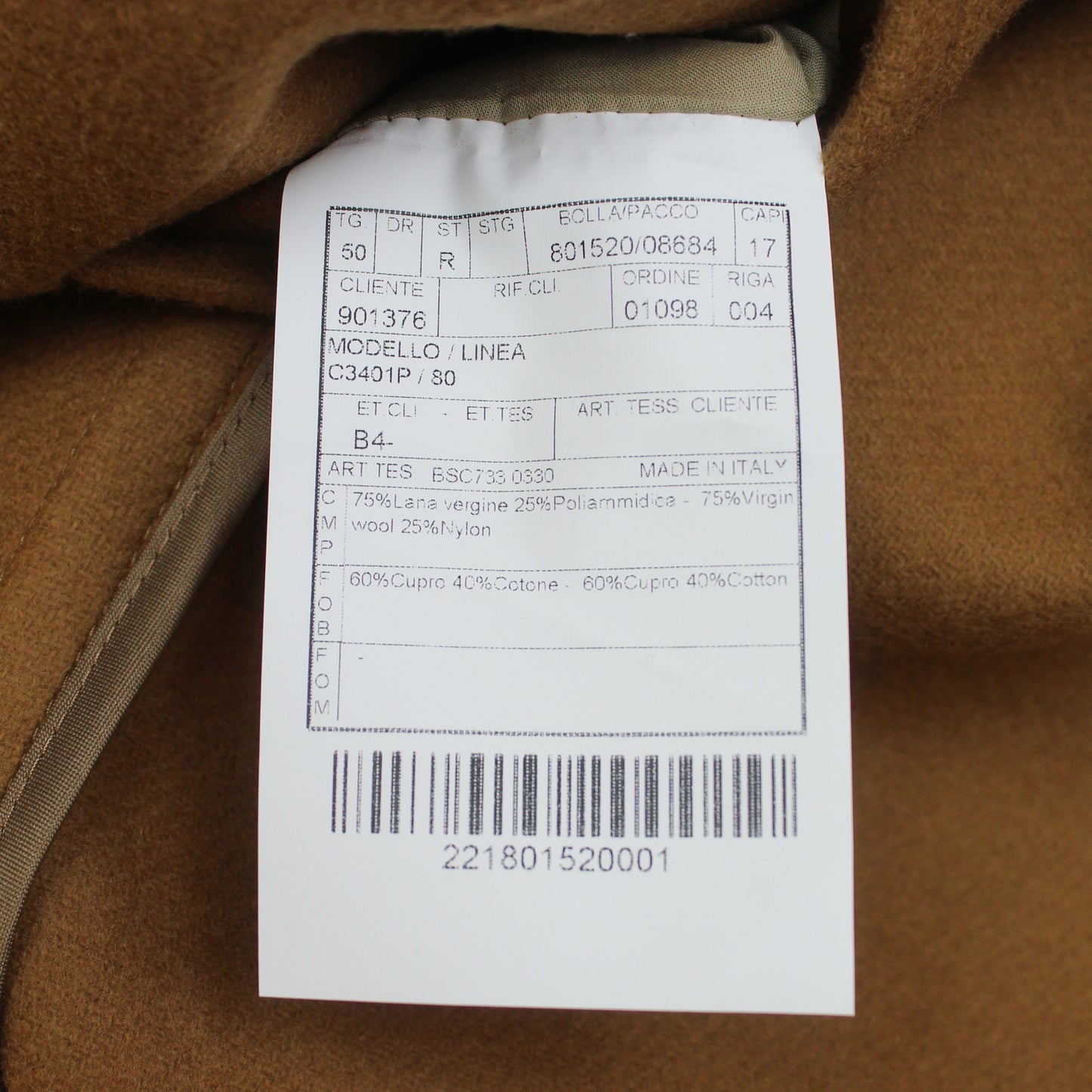 Boglioli Wool Blend Overcoat