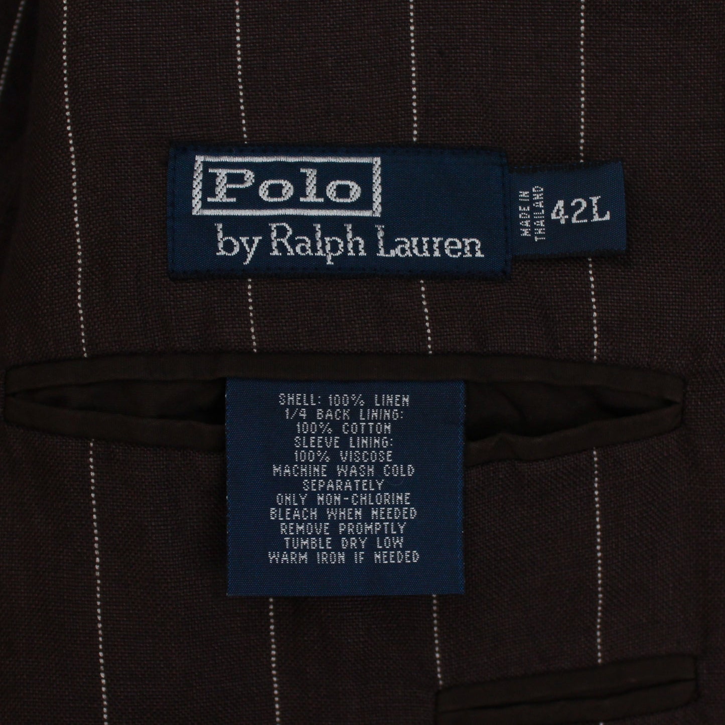Polo Ralph Lauren Pinstripe Linen Sport Coat