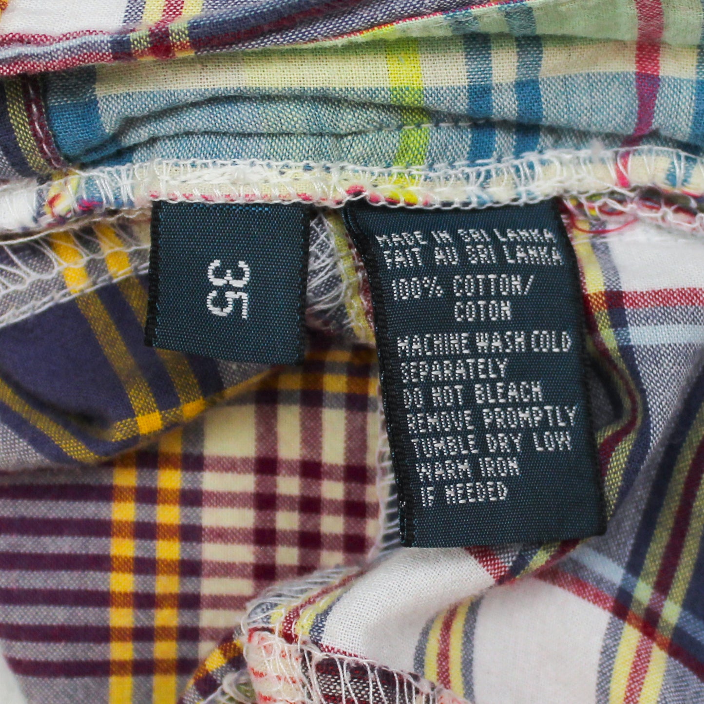 Vintage Polo Ralph Lauren Patchwork Madras Prospect Shorts
