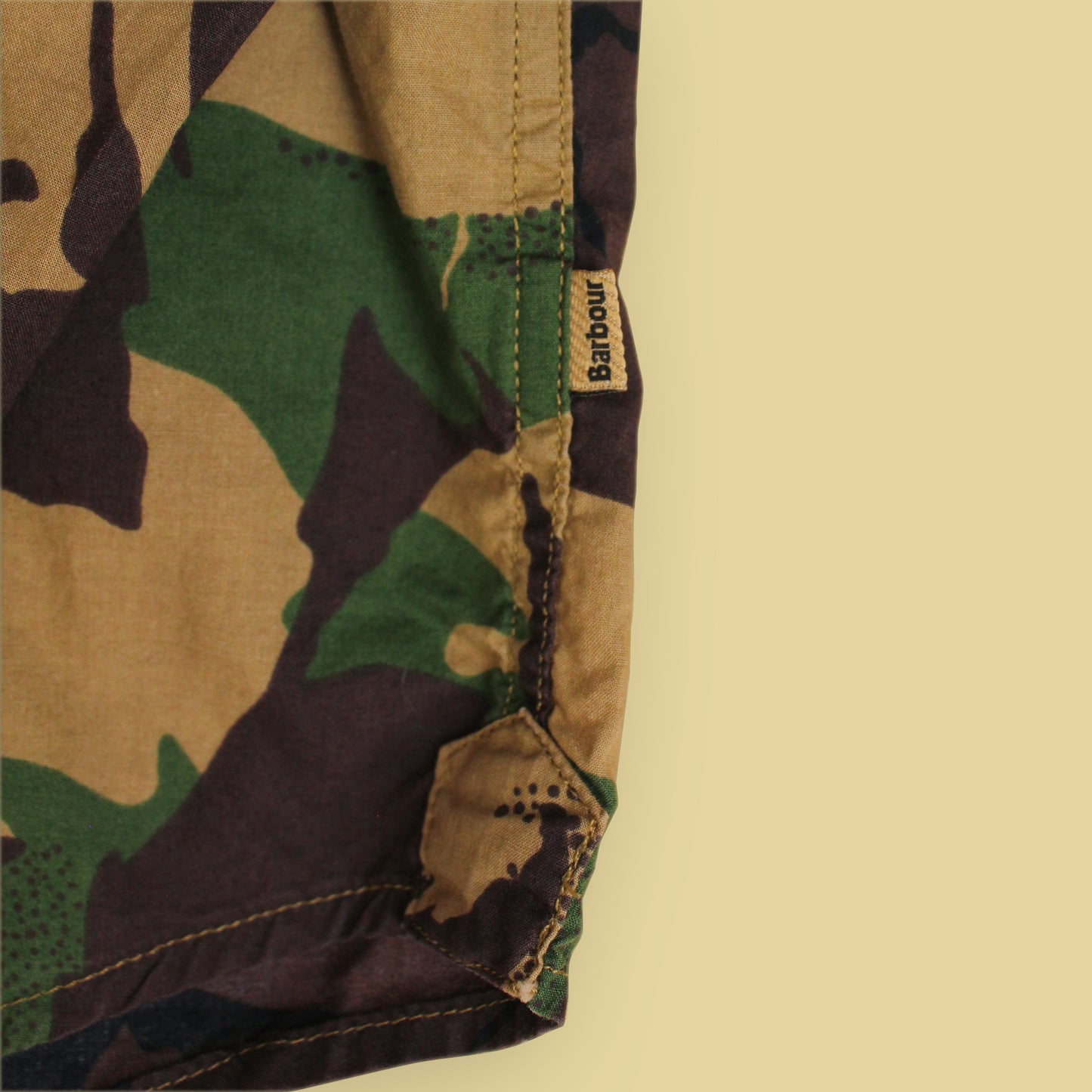 Barbour Beacon Brand Camo Cotton Button-Down Shirt