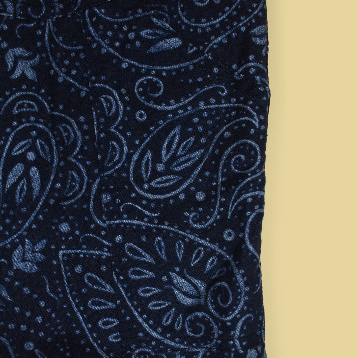 Vintage Polo Ralph Lauren Paisley Print Cotton Linen Utility Pants