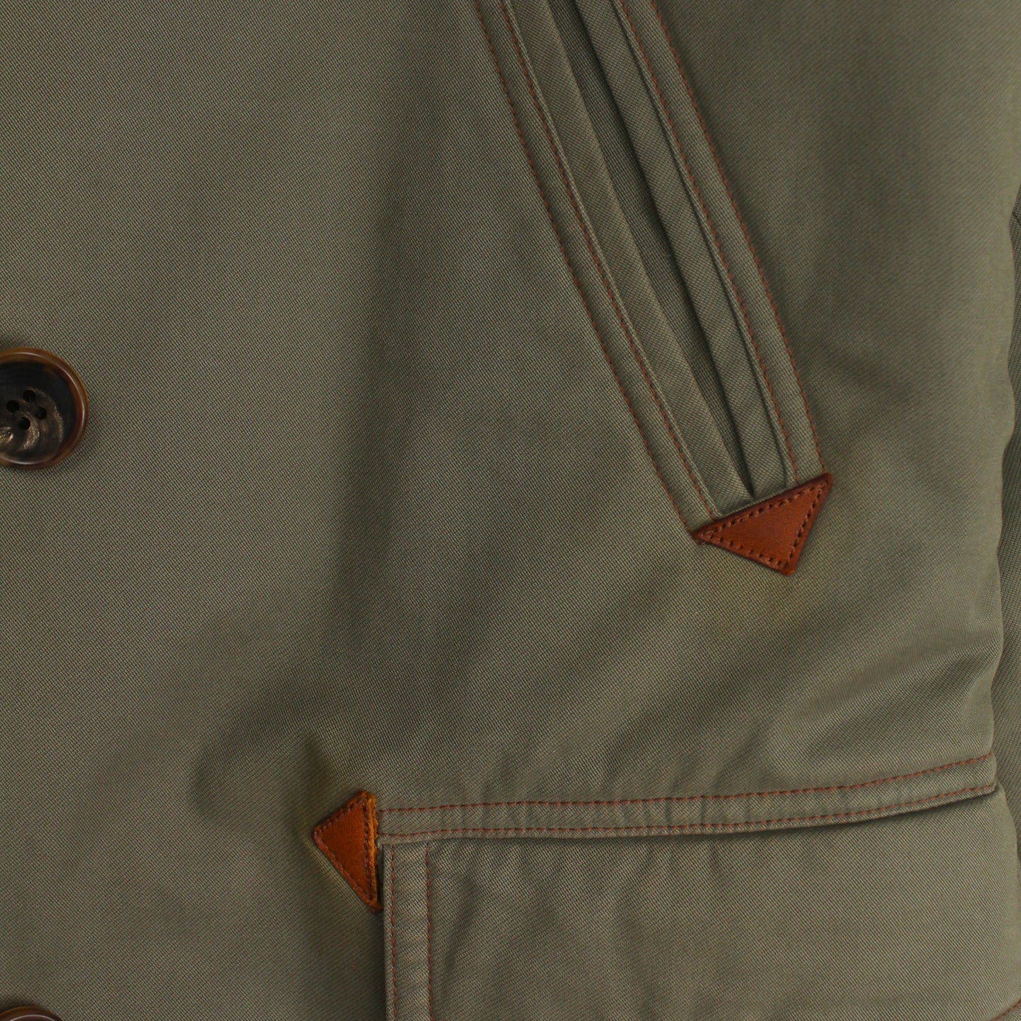 Stevenson Overall Co. Double Breasted Mouton Collar Windward WW1 Coat