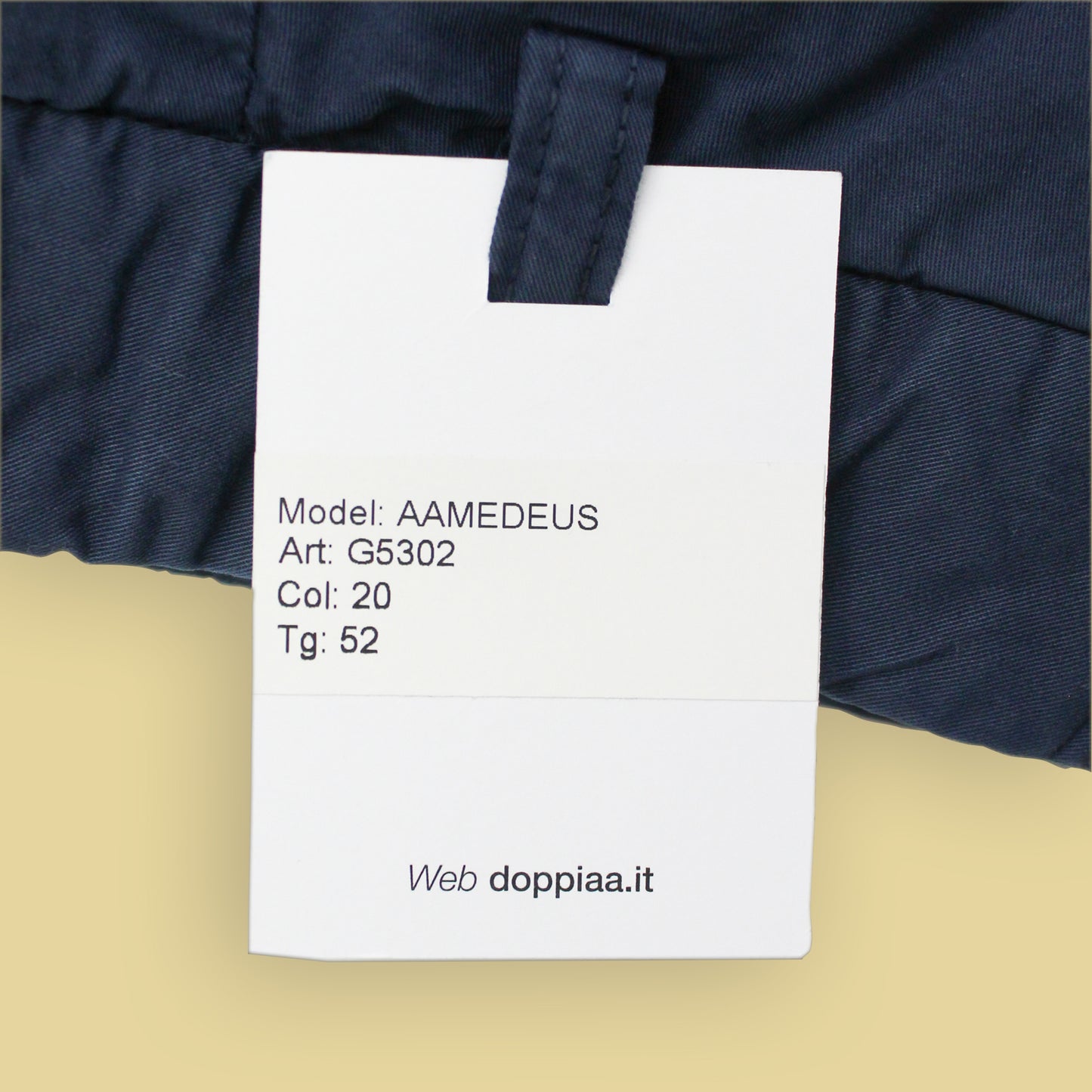 Doppiaa Aamedeus Cotton Twill Chino Pants