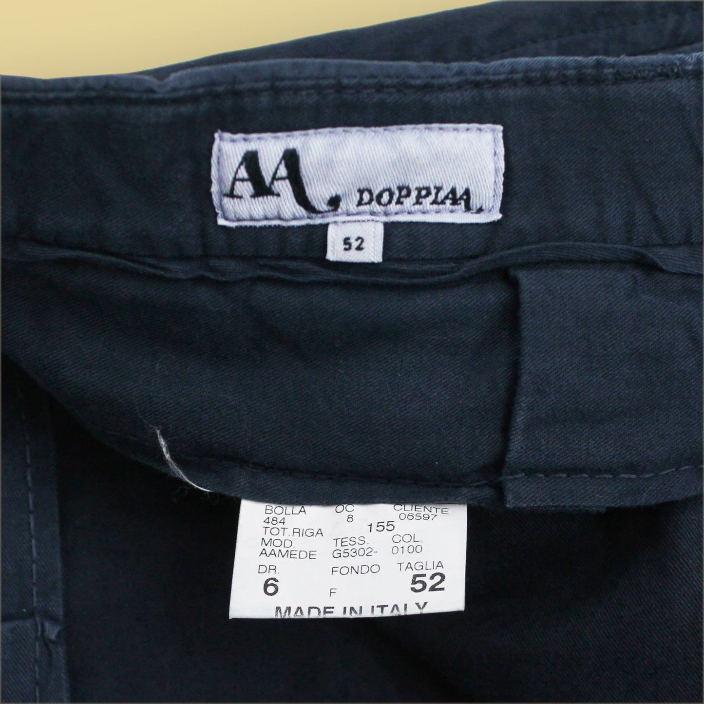 Doppiaa Aamedeus Cotton Twill Chino Pants