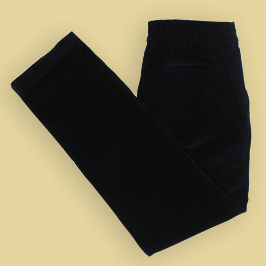 De Bonne Facture Wide-wale Corduroy Drawstring Easy Pants