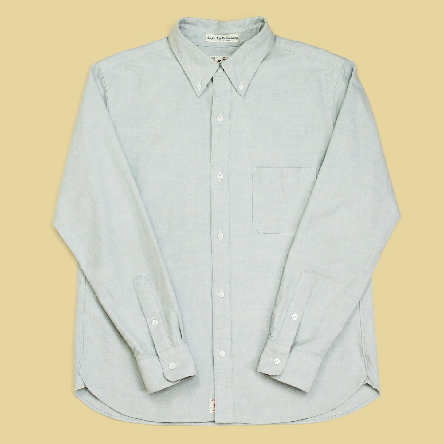 Ues Clothing Selvedge Oxford Cloth Cotton Button-Down Shirt