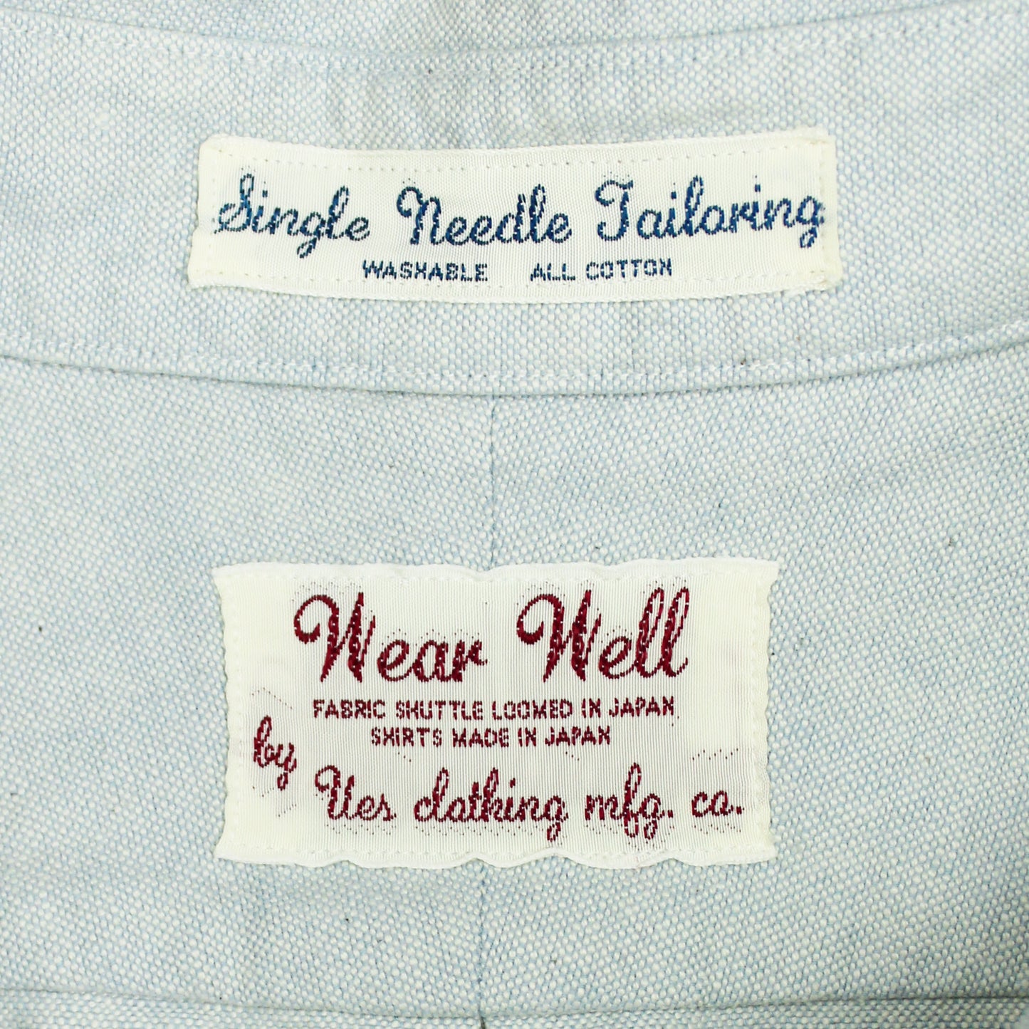 Ues Clothing Selvedge Oxford Cloth Cotton Button-Down Shirt