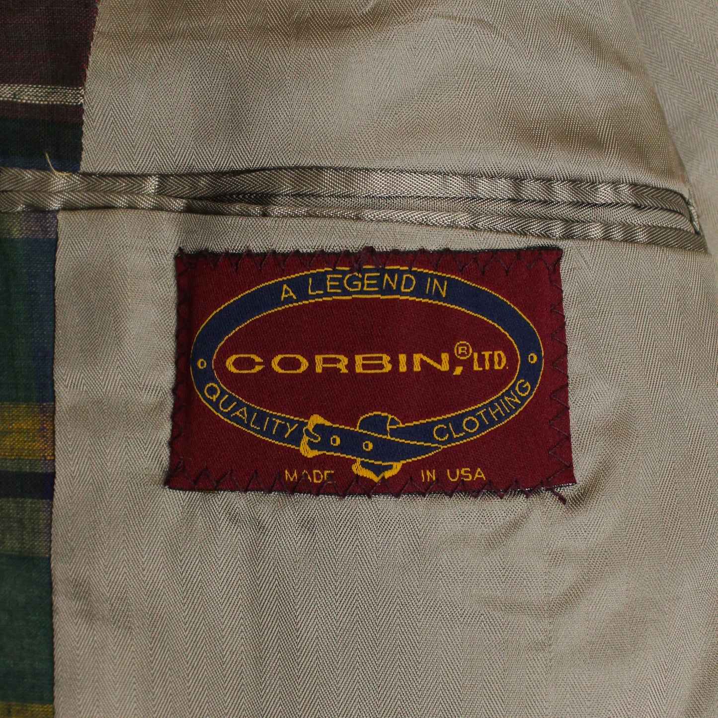Corbin Patchwork Madras Sport Coat
