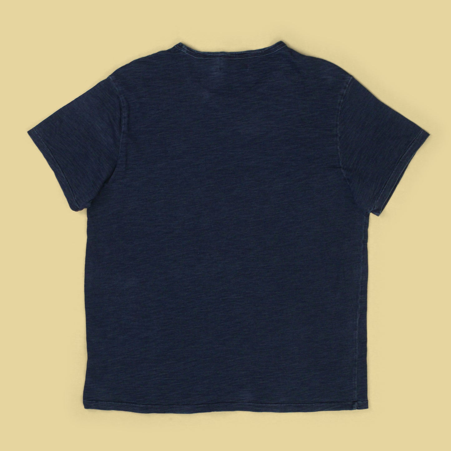 Double RL Indigo-Dye Cotton Pocket T-Shirt