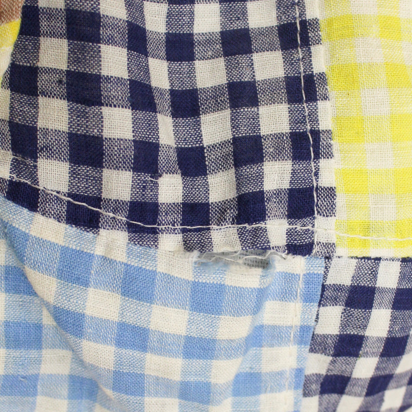 Vintage Patchwork Gingham Madras Sport Coat