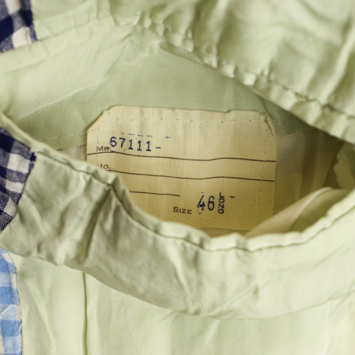 Vintage Patchwork Gingham Madras Sport Coat