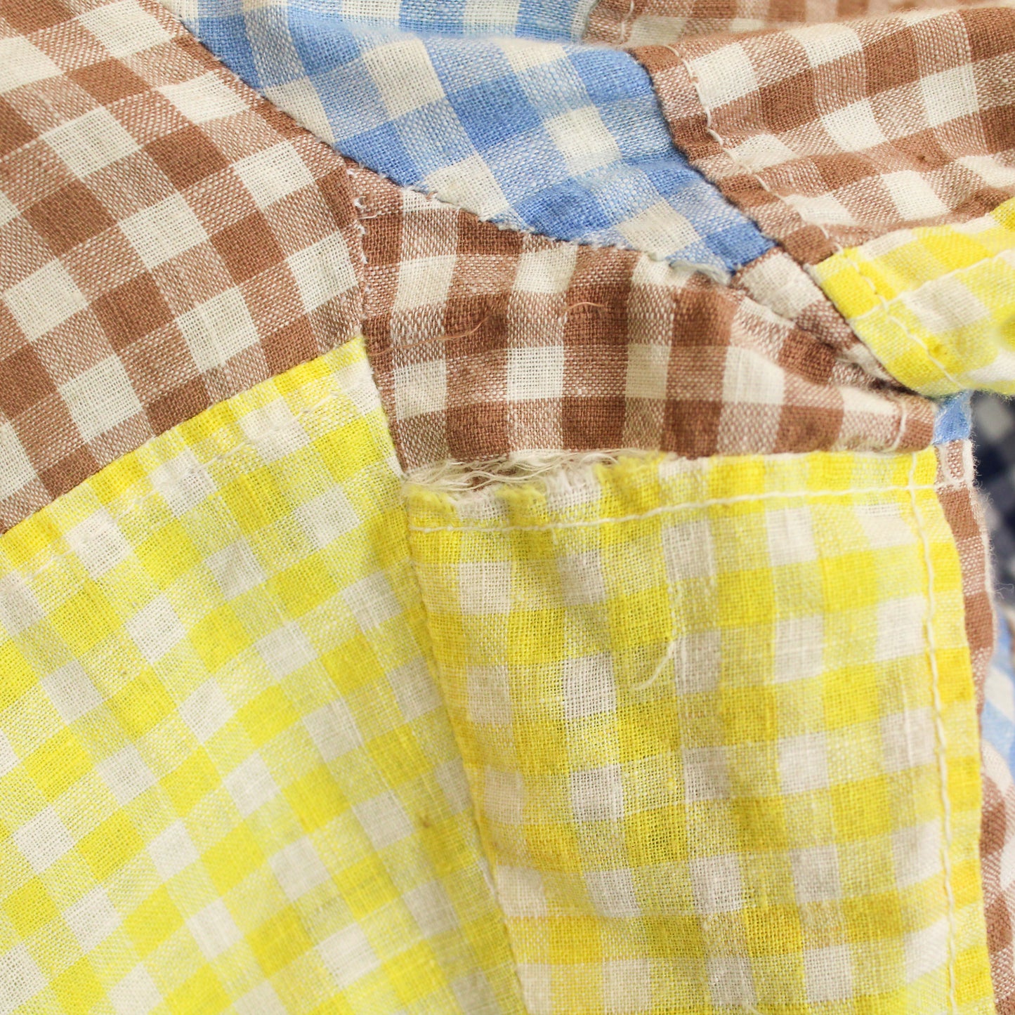 Vintage Patchwork Gingham Madras Sport Coat
