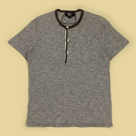 Double RL Cotton Henley Ringer T-Shirt