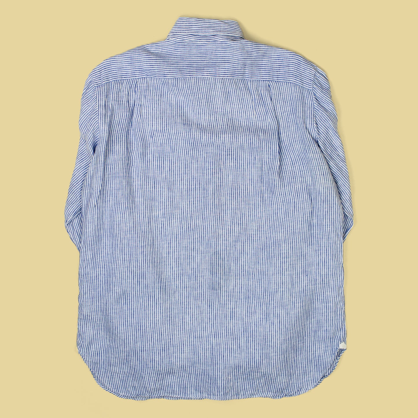 Borrelli Napoli Striped Linen Button-Down Shirt