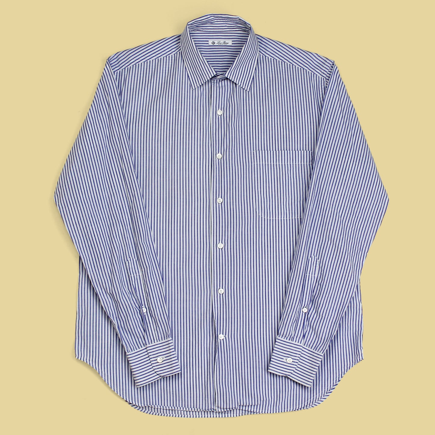 Loro Piana Striped Cotton Button-Up Shirt