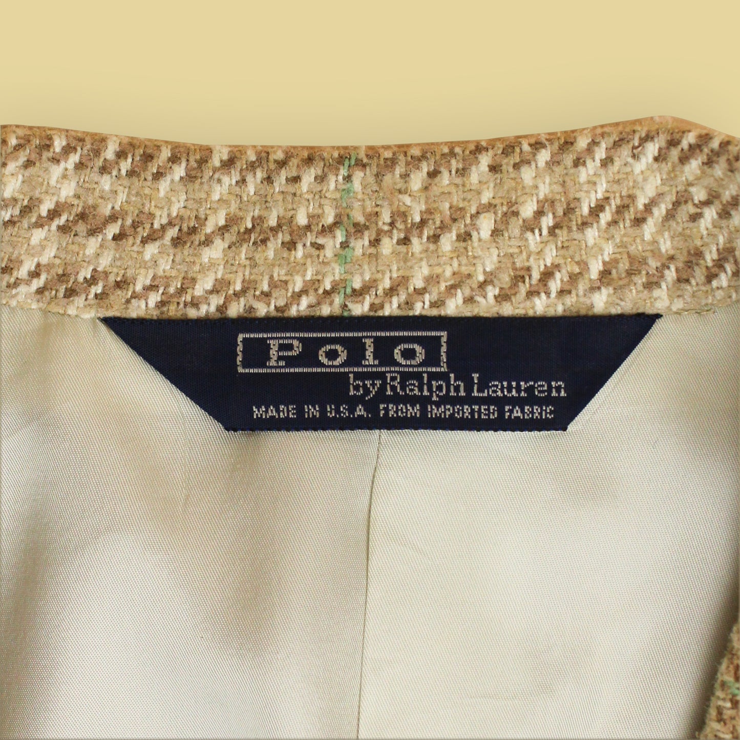 Polo Ralph Lauren Glen Plaid Silk Blend Tweed Sport Coat