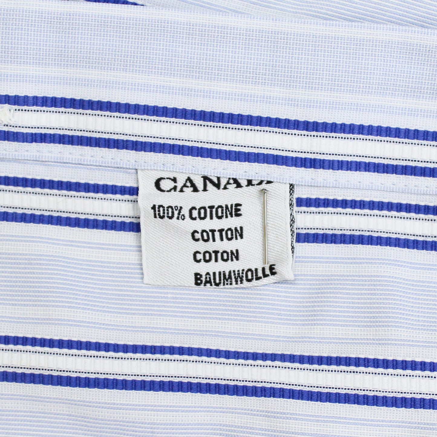 Canali Textured Stripe Cotton Button-Up Shirt