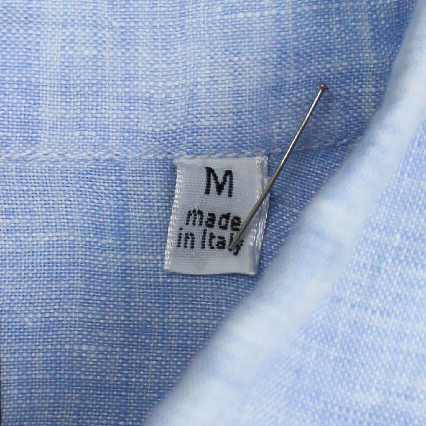 Finamore Napoli Linen Cutaway Collar Button-Up Shirt