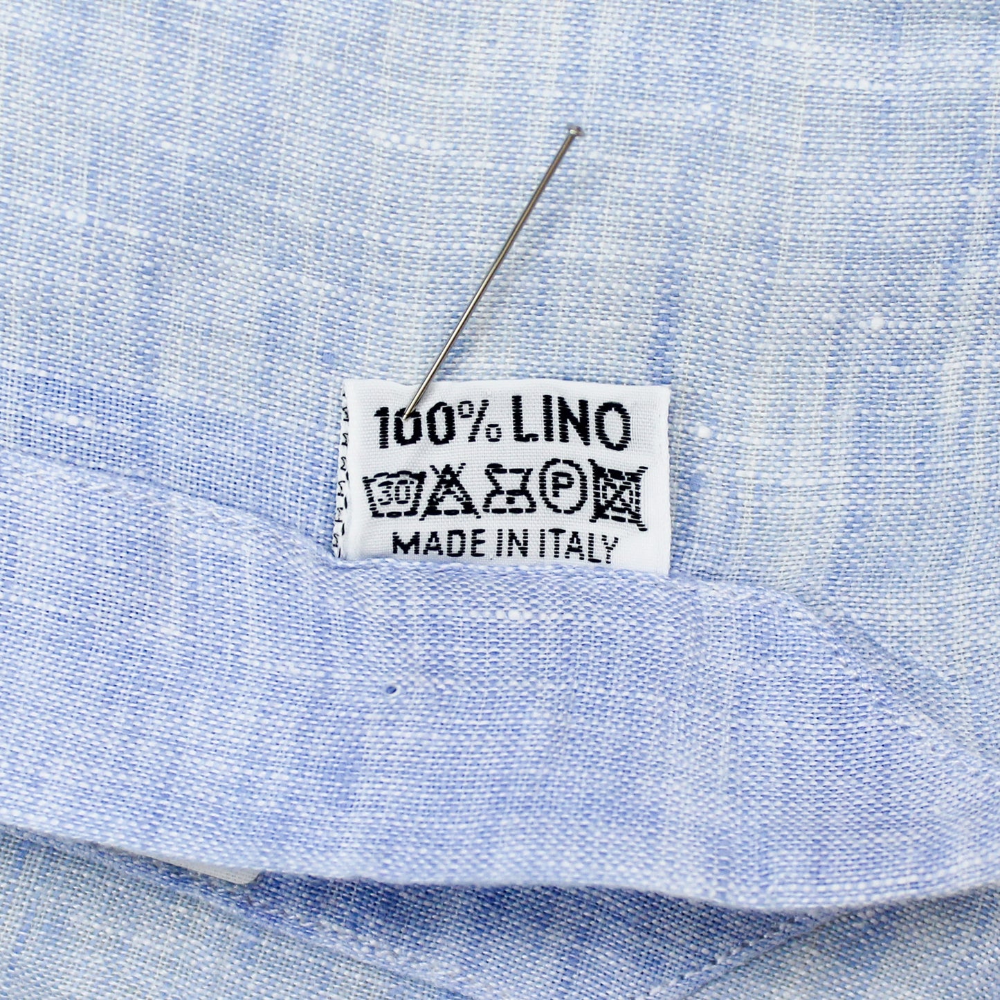 Finamore Napoli Linen Cutaway Collar Button-Up Shirt