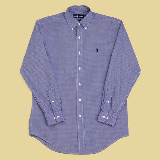 Vintage Polo Ralph Lauren Gingham Cotton Button-Down Yarmouth Shirt