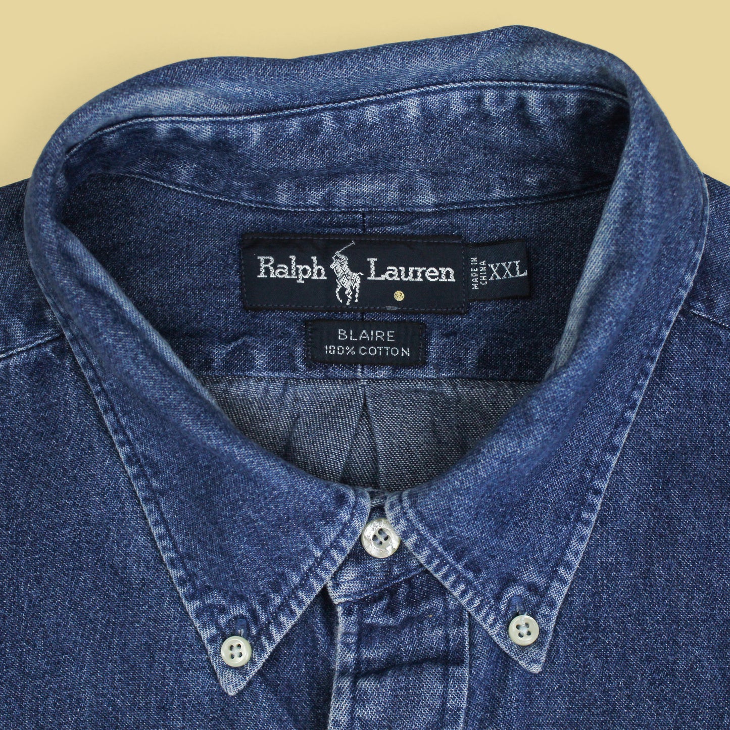 Vintage Polo Ralph Lauren Denim Button-Down Blaire Shirt