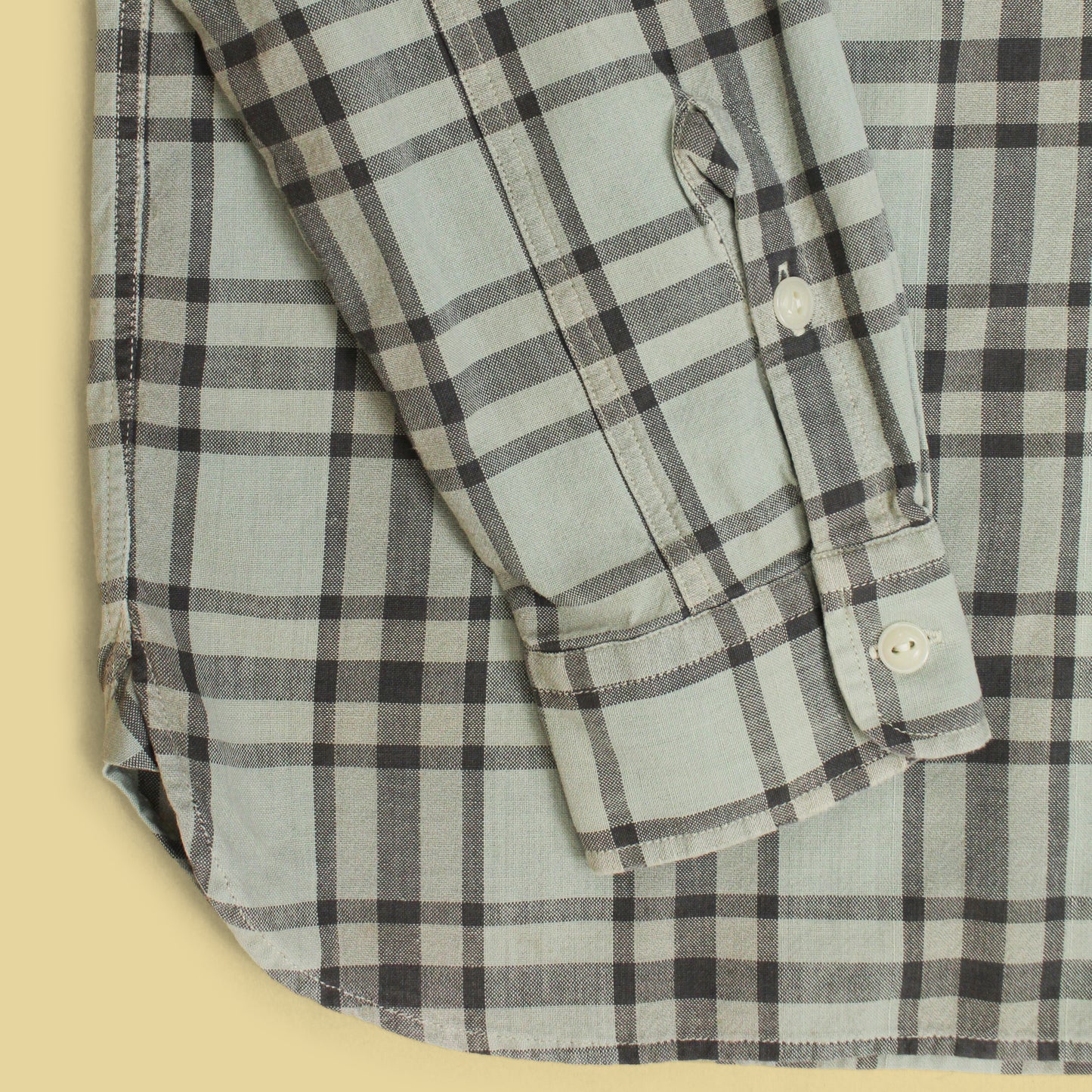 Double RL Plaid Cotton Popover Work Shirt