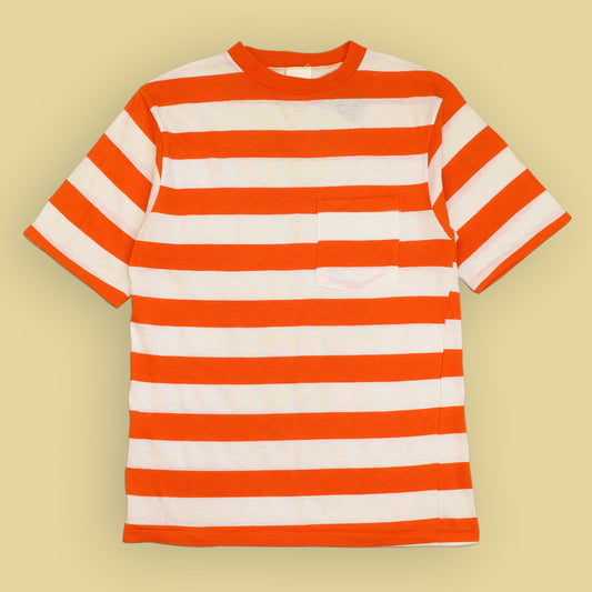 Mojave of California Striped Cotton Polyester Pocket T-Shirt