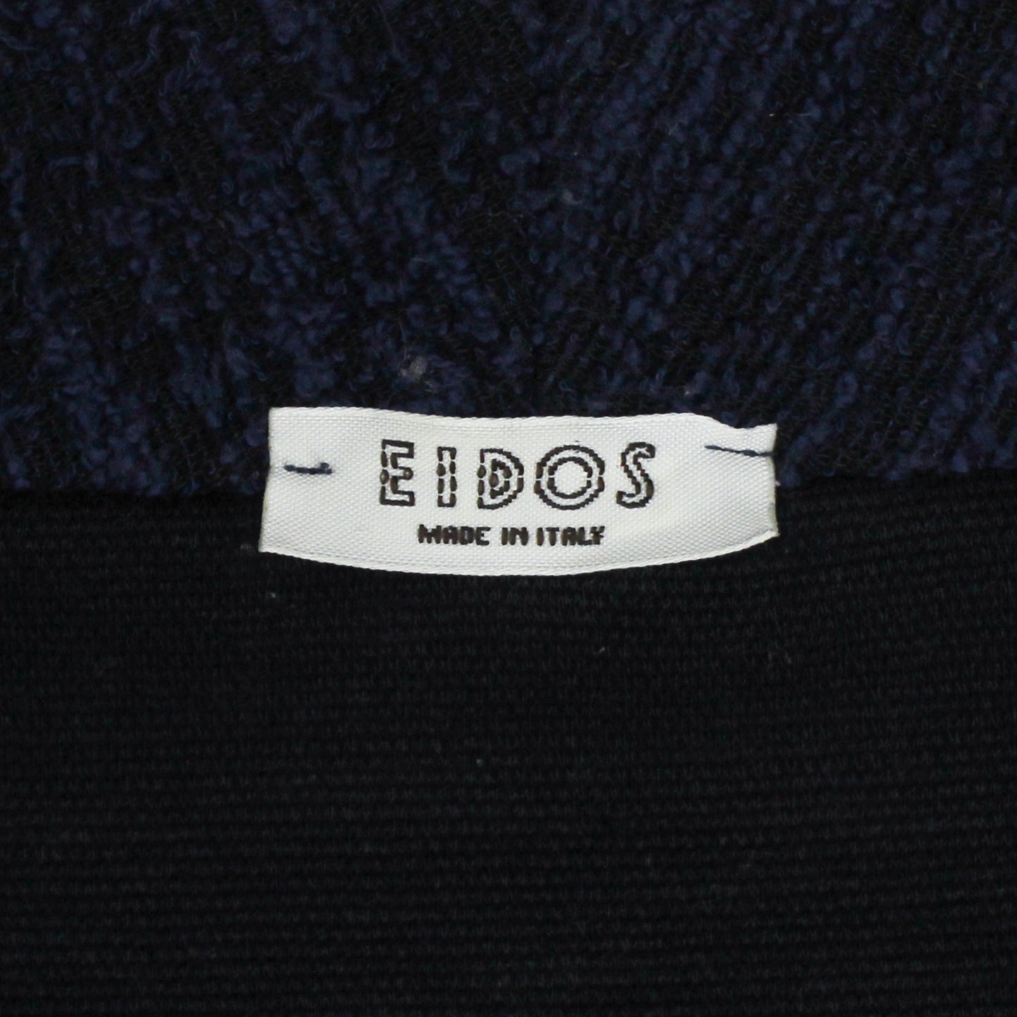 Eidos Cotton Blend Boucle Knit Shawl Collar Cardigan