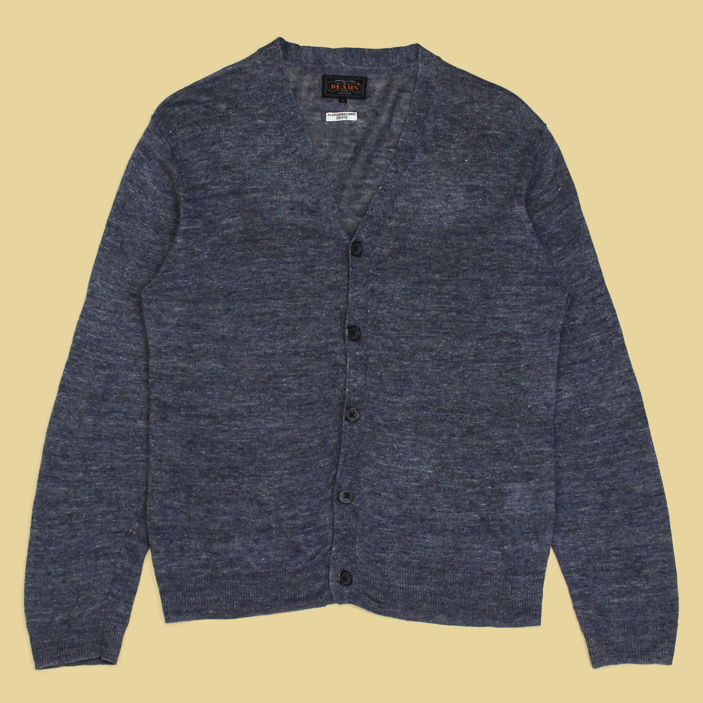 Beams Plus Flanders Linen Knit Cardigan