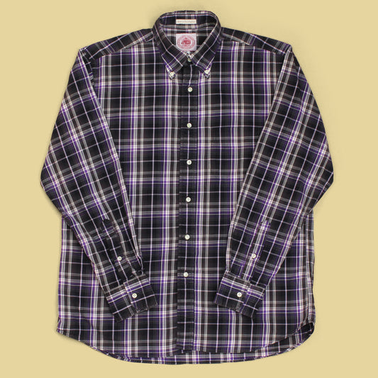 J. Press Plaid Cotton Button-Down Shirt