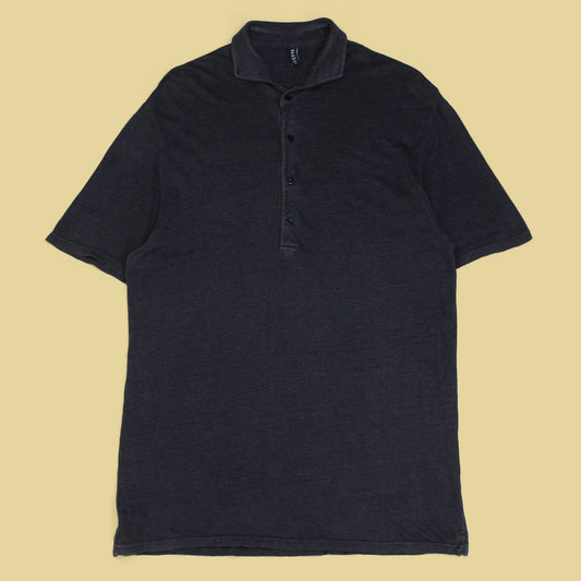 04651/ A Trip in a Bag Linen Jersey Polo Shirt
